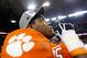 ATLANTA, GA - DECEMBER 31: Brandon Thomas #63 of the Clemson Tigers reacts after their 25-24 win over the LSU Tigers during the 2012 Chick-fil-A Bowl at Georgia Dome on December 31, 2012 in Atlanta, Georgia. (Photo by Kevin C. Cox/Getty Images)