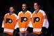 The Flyers unveiled their three major offseason acquisitions at a press conference last July.