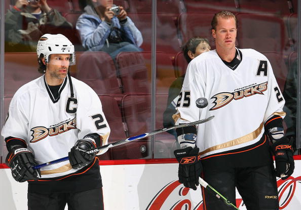 Today in Anaheim Ducks history on X: 1/27/2008: Chris Pronger, Scott  Niedermayer, Ryan Getzlaf and Corey Perry represent #NHLducks in the 2008  NHL All-Star Game.  / X