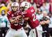 Brendan Nosovitch (No. 5) will compete for the backup quarterback spot.