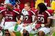 The Gamecocks must find a replacement for Ronald Patrick (far left), a two-year starter at guard.