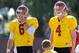 New USC coach Steve Sarkisian might opt to go with redshirt freshman Max Browne (right) over returning starter Cody Kessler at quarterback.
