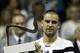 Mikhail Youzhny with Valencia Open 500 trophy in 2013.
