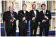 Roberts pictured second from left