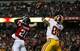 Desmond Trufant with a pass deflection to win a game.