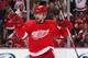 Riley Sheahan scores a first-period goal against the Edmonton Oilers on March 14.