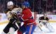 Montreal Canadiens forward Brandon Prust and Boston Bruins defenseman Johnny Boychuk.