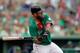 Mike Napoli—and his beard—are back in Beantown.