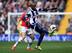 West Brom's Youssouf Mulumbu in action against Manchester United this season.