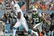 Jets CB Dee Milliner (right) had a remarkable performance in Week 17 against Dolphins WR Mike Wallace (left).