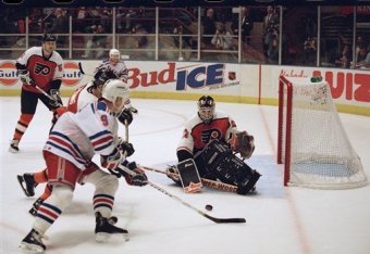 The Flyers swept the Rangers and ended their championship reign.
