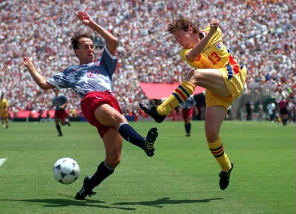 United States USA 1994 World Cup Away Short Sleeve Football Shirt [As worn  by Caliguri, Lalas & Ramos]