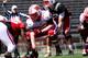 Michael Dieter was the center of attention along the Badger offensive line this spring.