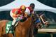 Mike Smith rides Hoppertunity in the Kentucky Derby this week.
