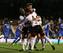 Fulham's Cameron Burgess celebrates scoring in the FA Youth Cup Final, First Leg at Craven Cottage.
