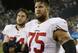 Joe Staley (left) and Alex Boone (right) highlight a cast of highly regarded 49ers O-linemen.