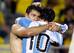 Aguero was feeling the love after winning this match for Argentina.