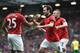 Juan Mata celebrating a goal