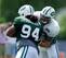 No. 94, Damon Damon "Big Snacks" Harrison during 2013 training camp.