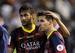 Who will "Lucho" go for to play alongside Neymar and Lionel Messi?