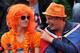 These colorful French Open fans appear to be enjoying their time at Roland Garros.