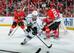 The Kings and Blackhawks were very evenly matched.