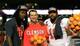 Sammy Watkins, Dabo Swinney and Tajh Boyd after the Orange Bowl win