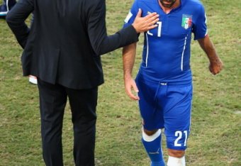 Andrea Pirlo has played his last game for Italy...we think.