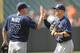 Jake McGee (left) looks to be getting a shot at the Rays' closer gig—for now.