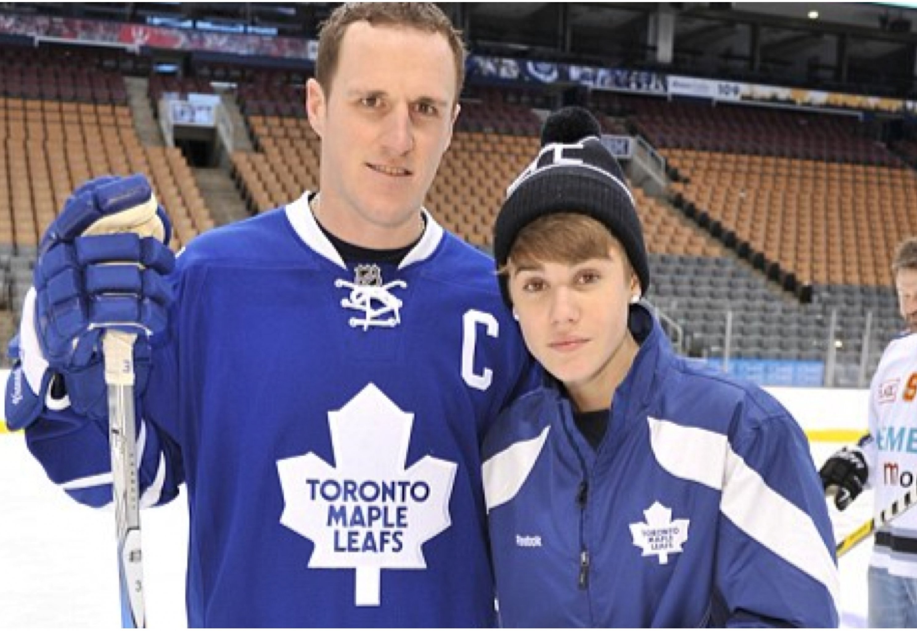 Toronto Maple Leafs on X: Safe to say they like it, @justinbieber
