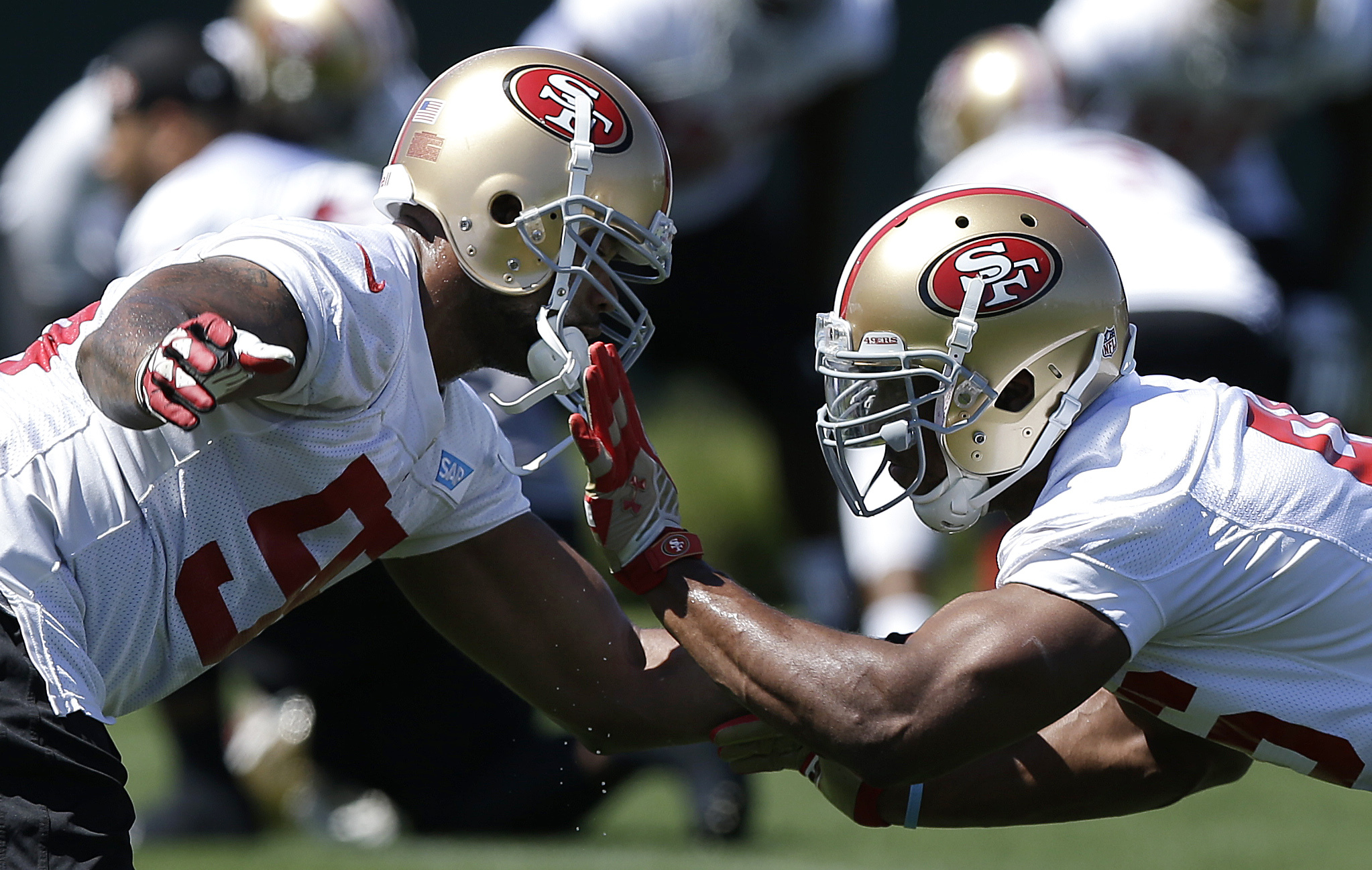 San Francisco 49ers depth chart at C very shaky early in training camp