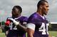 LSU defensive linemen Maquedius Bain and Tashawn Bower
