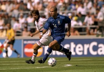 Italy and Norway have met three times in World Cup play, including this match in 1998.