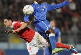 Mario Balotelli scored twice against Malta in March of 2013.