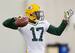 Davante Adams is among three rookie receivers competing for playing time in Green Bay Packers training camp.