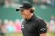 Phil Mickelson hasn't had a top-10 finish this year, but keeps smiling.