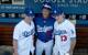 Tom Windle, right, with Chris Anderson and Don Mattingly
