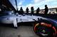 Wolff heads to the track during British Grand Prix free practice.