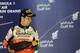 Perez on the podium in Bahrain.
