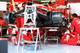 Ferrari mechanics at work