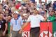 Rickie Fowler and Sergio Garcia battled throughout the final round of the British Open.