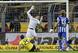 A prostrate Ramos scoring for Berlin against his future employer