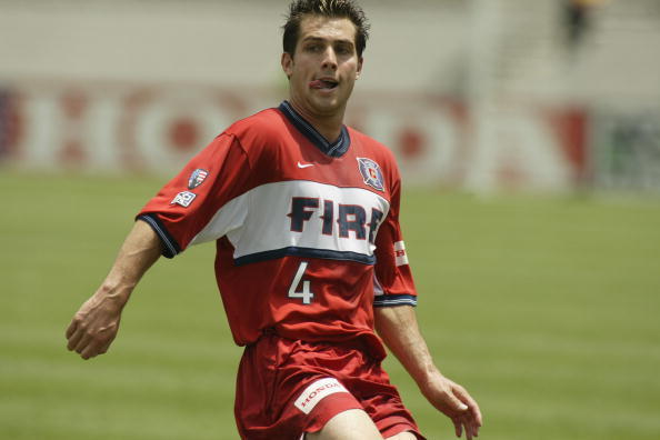 Chicago Fire Home football shirt 2000 - 2003. Sponsored by Fire