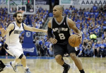 Jose Calderon, the Knicks' likely new starting point guard, is not known for sticky defending (as shown here versus the Spurs' Patty Mills).
