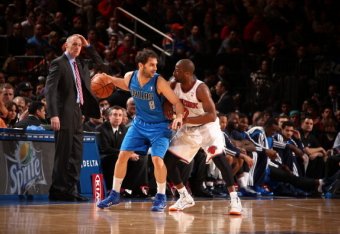 The embattled Raymond Felton has been replaced with feisty veteran Jose Calderon.