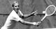 Stan Smith, with the wood racket he used to win the 1971 U.S. Open