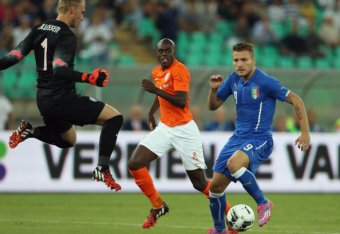 Immobile easily rounded the keeper after a pinpoint ball.