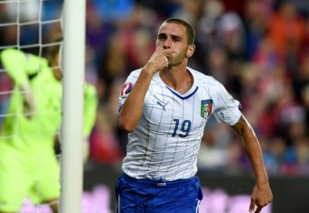 Bonucci scored his third goal for his country on the hour.