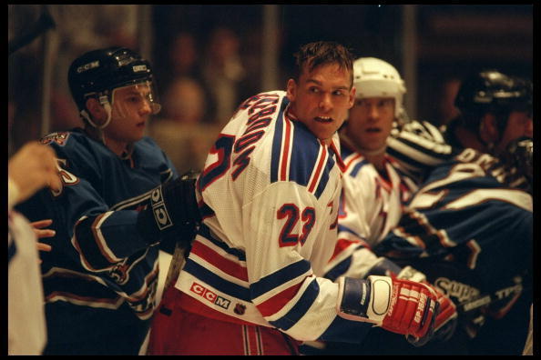 When Gino Odjick just kept on hitting Wayne Gretzky, only to land a fellow  enforcer a new job
