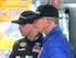 Denny Hamlin and team owner Joe Gibbs